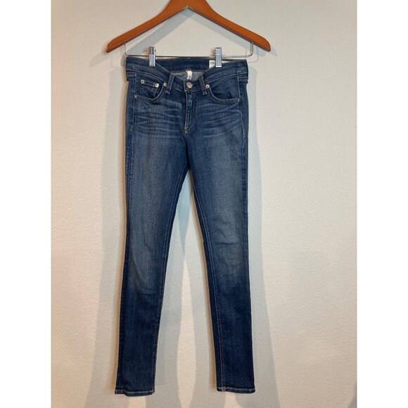 Rag & Bone Preston Med Wash Skinny Jean - Picture 1 of 8